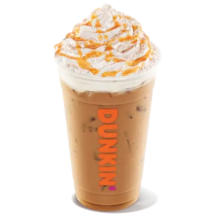 Dunkin iced signature latte