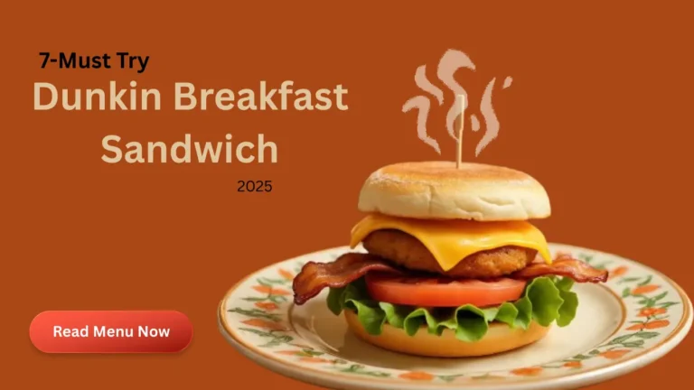 7 dunkin breakfast sandwiches