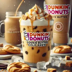 cookie butter cold brew dunkin donuts