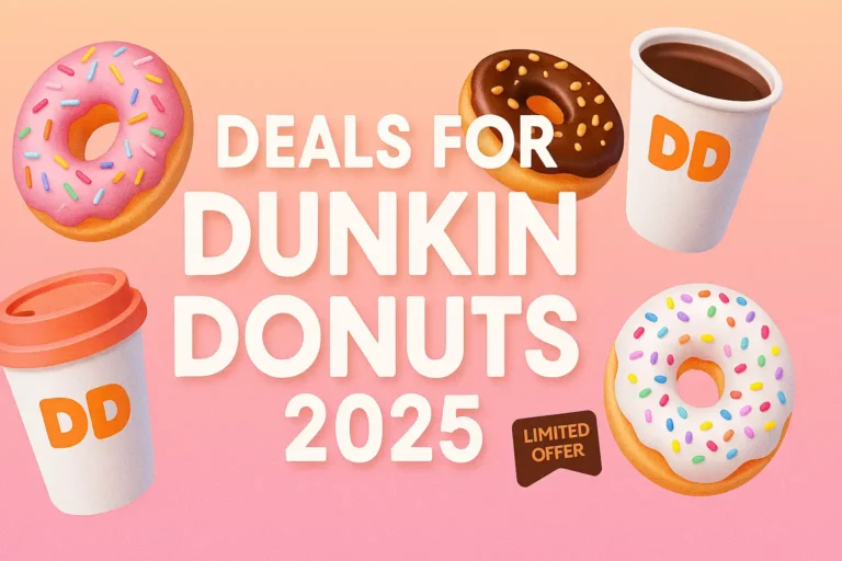 dunkin donuts deals