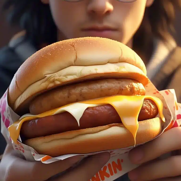 dunkin donut sausage egg and cheese