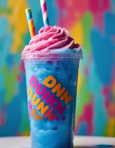 Raspberry frozen drink