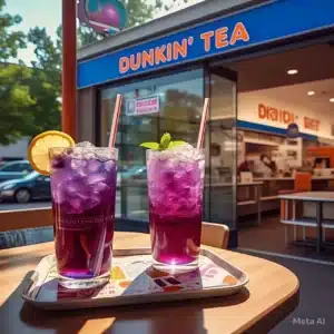 dunkin blueberry iced tea