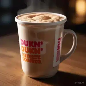 dunkin hot chai latte