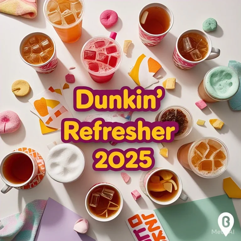 Dunkin refreshers menu 2025