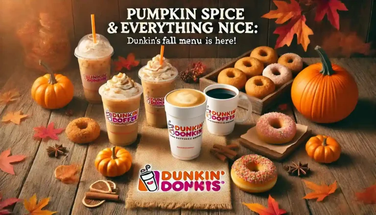 Dunkin Fall Menu