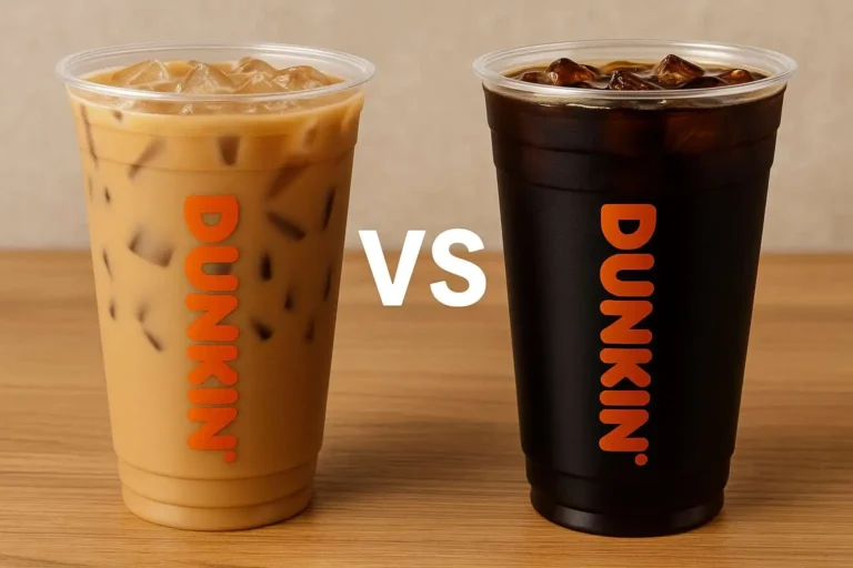 dunkin donuts iced coffee vs cold brew