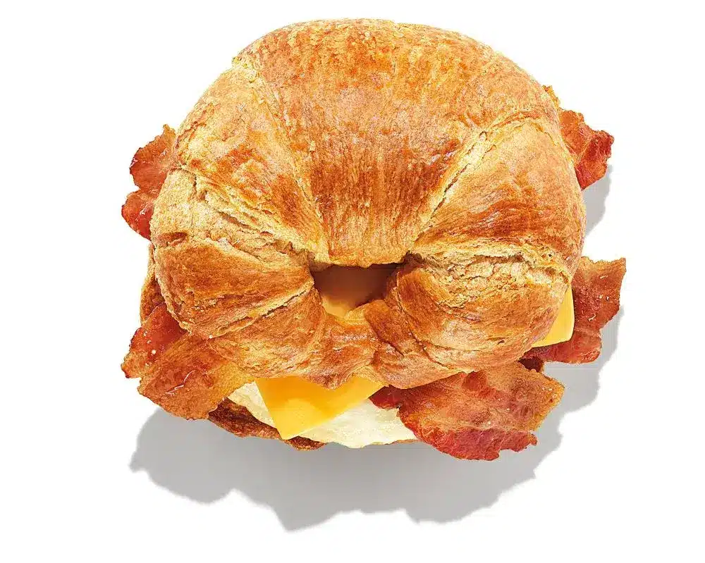 Dunkin Donuts Bacon, Egg & Cheese Croissant: