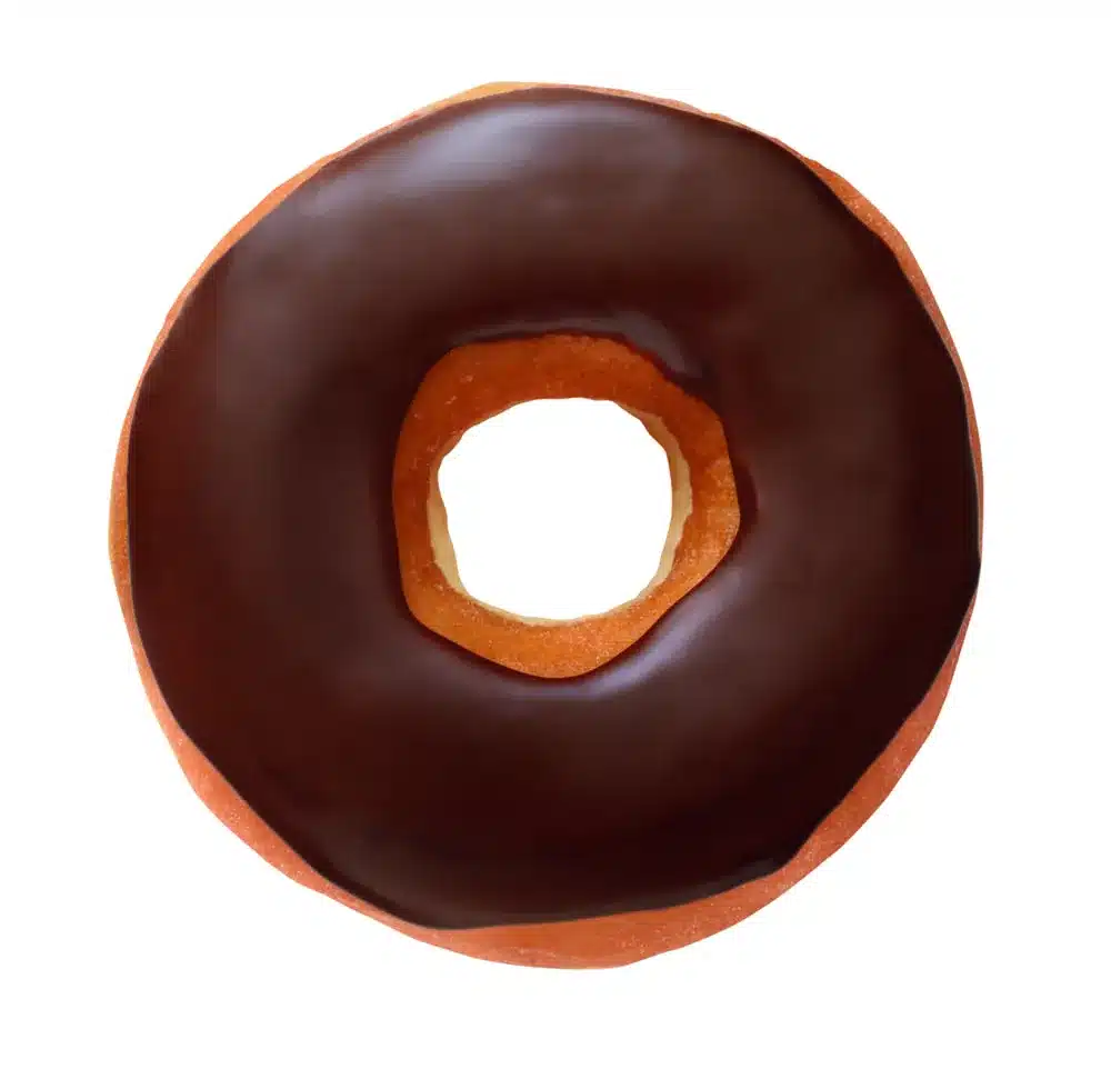 dunkin donuts chocolate frosted donut