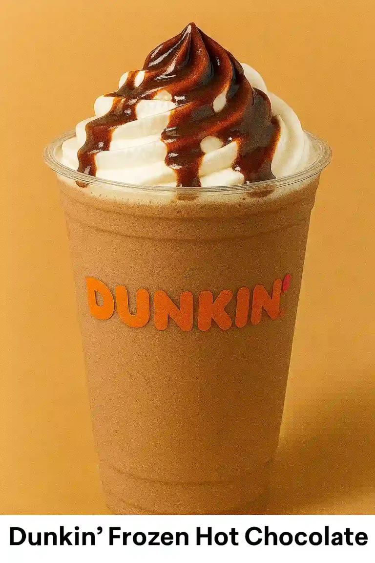 Dunkin Donuts Frozen Hot Chocolate (2025):