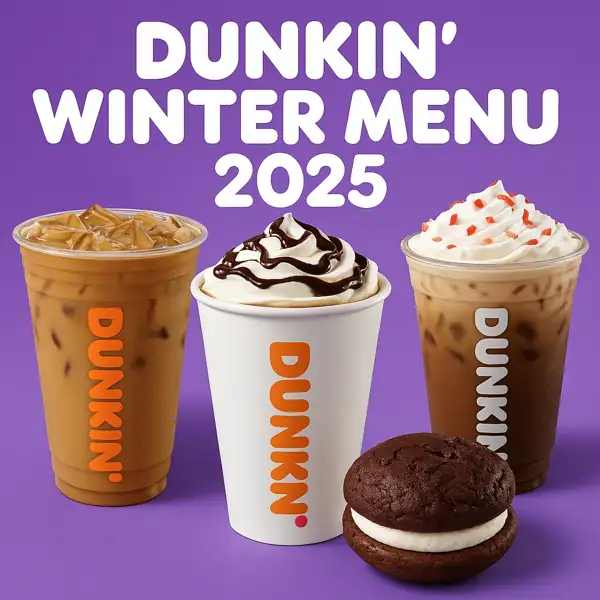 dunkin donuts winter menu 2025