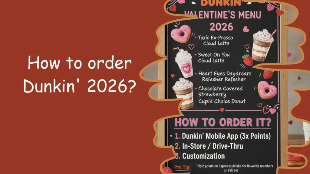 how to order dunkin?